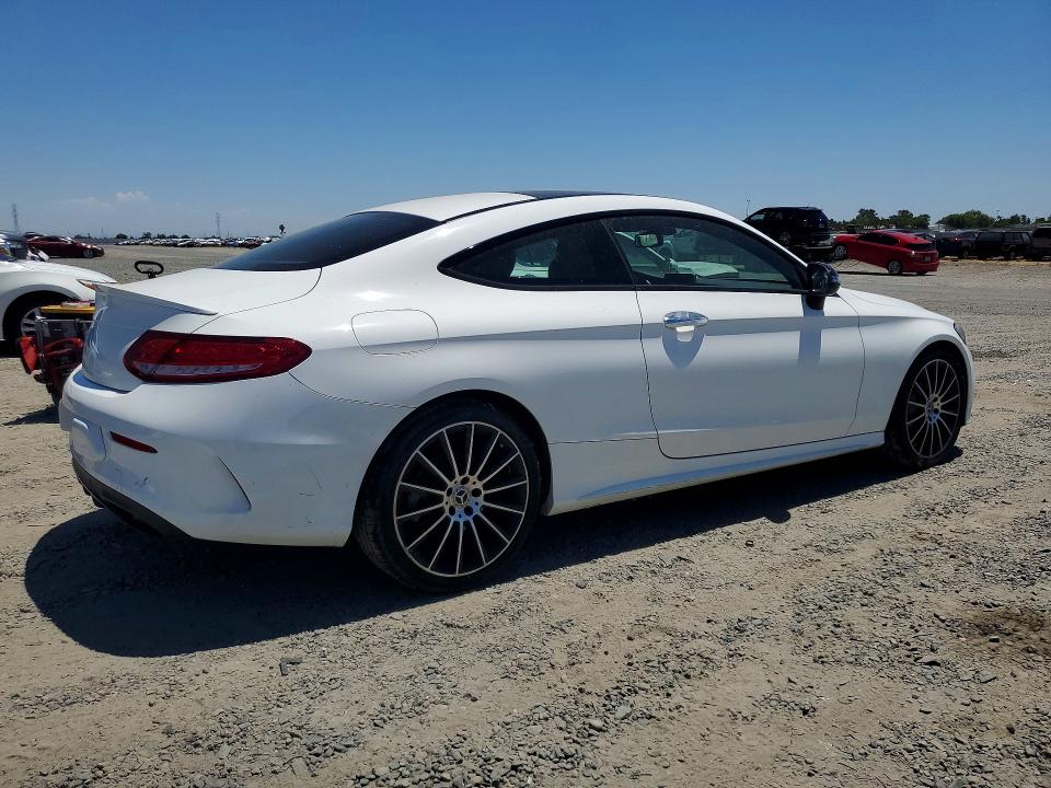2018 Mercedes-benz C-klasse VIN WDDWJ4JB1JF664231 COPART salvage auction — REAR END, Ca - Salvage Certificate, sold $8,500 on 2026-08-04 (photo 3)