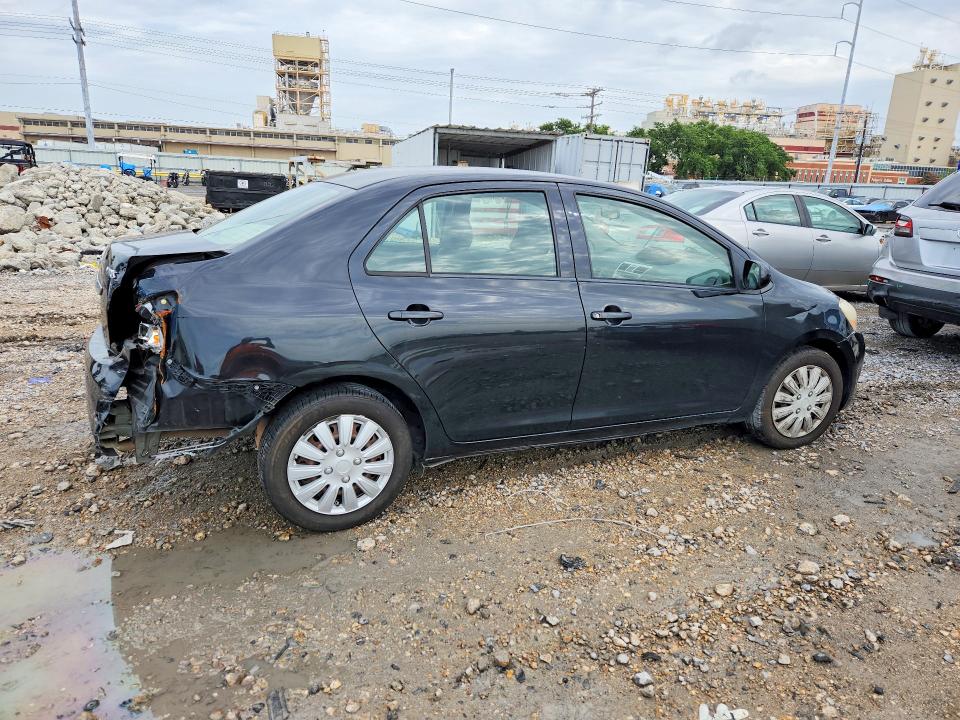 2012 Toyota Yaris VIN JTDBT4K33CL021295 COPART salvage auction — REAR END, Ca - Salvage Certificate, sold $725 on 2026-07-29 (photo 3)