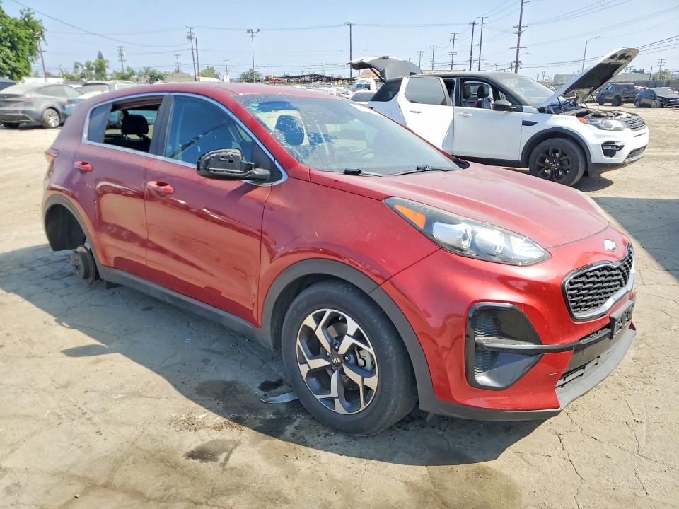 2020 Kia Sportage VIN KNDPM3AC2L7696398 COPART salvage auction — STRIPPED, Ca - Salvage Certificate, sold $3,250 on 2026-07-16 (photo 4)