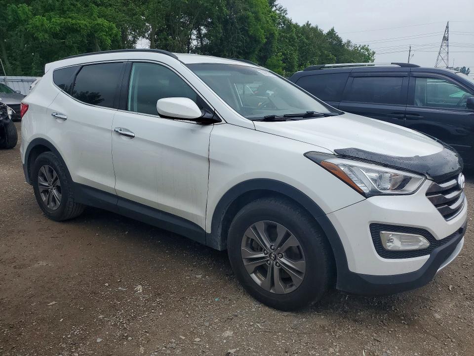 2015 Hyundai Santa fe VIN 5XYZT3LB3FG233192 COPART salvage auction — REAR END, On - Permit No Brand - Unfit, sold $1,700 on 2026-07-23 (photo 4)