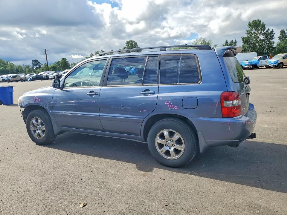 2007 Toyota Highlander VIN JTEHD21A970047768 COPART salvage auction — FRONT END, Or - Salvage Title Certificate, sold $1,000 on 2026-07-13 (photo 2)