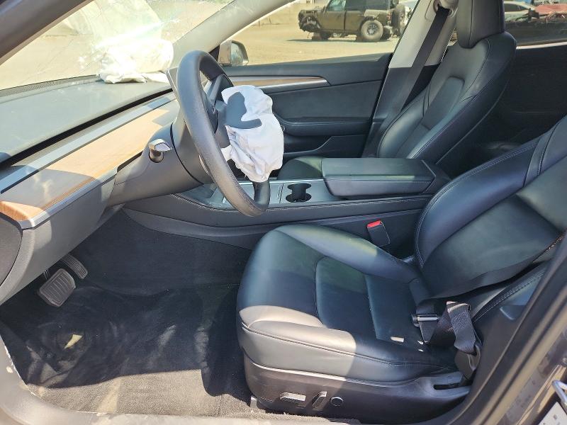 2023 Tesla Model 3 VIN 5YJ3E1EA9PF593956 COPART salvage auction — FRONT END, Ca - Salvage Certificate, sold $5,900 on 2026-07-24 (photo 7)