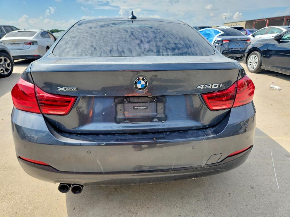 2019 BMW 4er VIN WBA4J3C58KBL08285 COPART salvage auction — FRONT END, Tx - Salvage Vehicle Title, sold $450 on 2026-07-23 (photo 6)