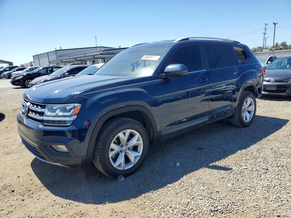 2018 Volkswagen VIN 1V2CR2CAXJC525472 COPART salvage auction — REAR END, Fl - Cert Of Title Slvg Rebuildable, sold $500 on 2026-07-31 (photo 1)