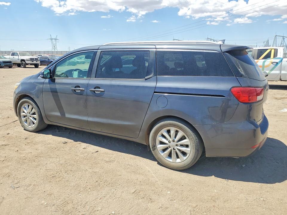 2016 Kia SEDONA VIN KNDMC5C11G6147008 COPART salvage auction — MINOR DENT/SCRATCHES, Ca - Dis/Dlr/Exp App For Dup Clean, sold $1,250 on 2026-07-06 (photo 2)