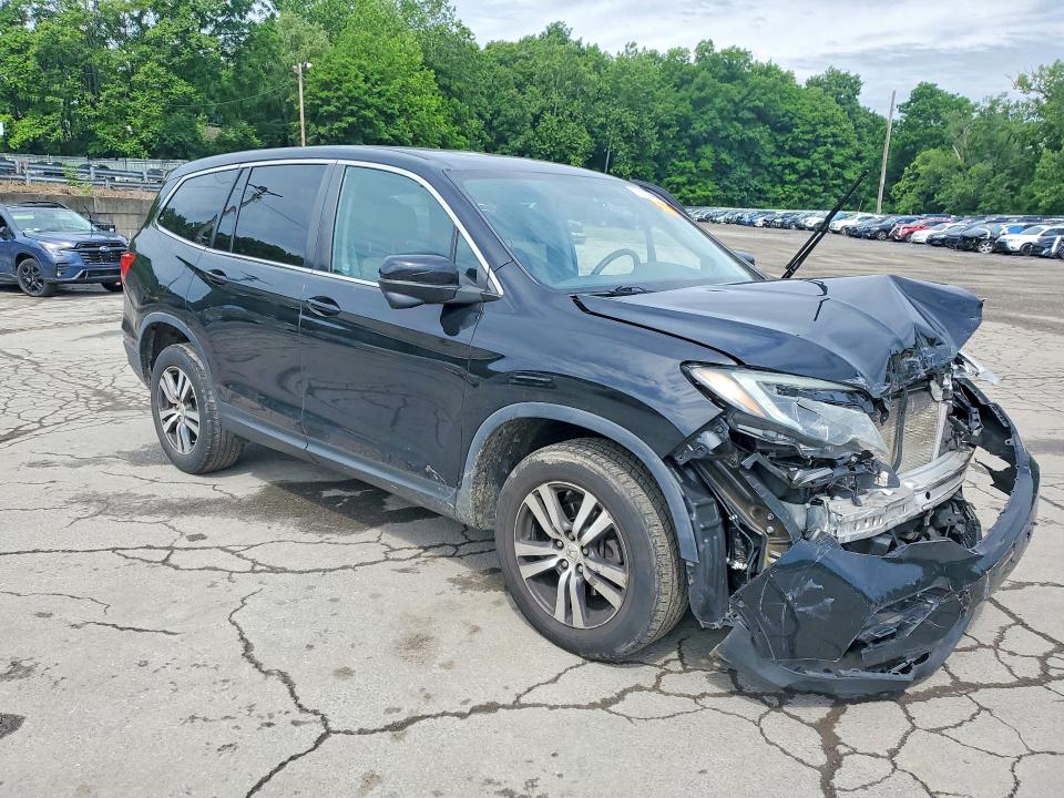 2018 Honda Pilot VIN 5FNYF6H55JB017240 COPART salvage auction — FRONT END, NY - MV-907A SALVAGE CERTIFICATE, sold $1,950 on 2026-07-02 (photo 4)