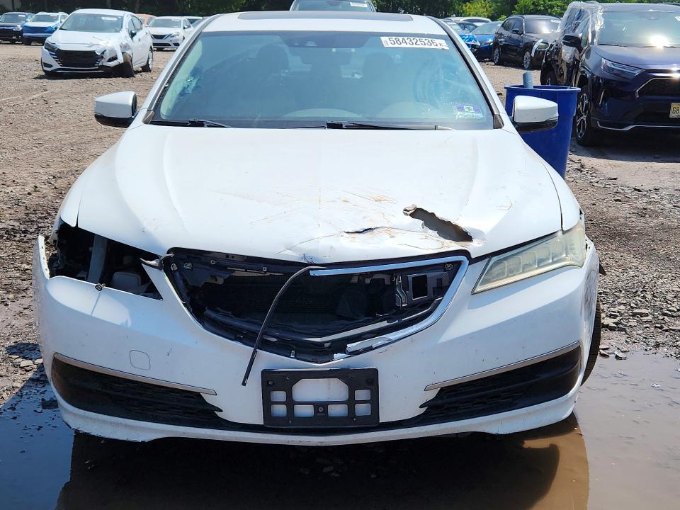 2015 Acura Tlx VIN 19UUB1F56FA004627 COPART salvage auction — FRONT END, Pa - Certificate Of Salvage, sold $750 on 2026-08-03 (photo 5)