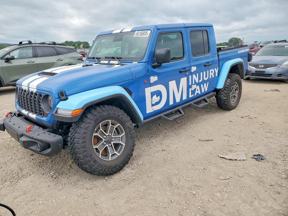 2025 Jeep Gladiator VIN 1C6RJTEG5SL525088 COPART salvage auction — FRONT END, MO - SALVAGE CERTIFICATE OF TITLE, sold $18,900 on 2026-07-28 (photo 1)