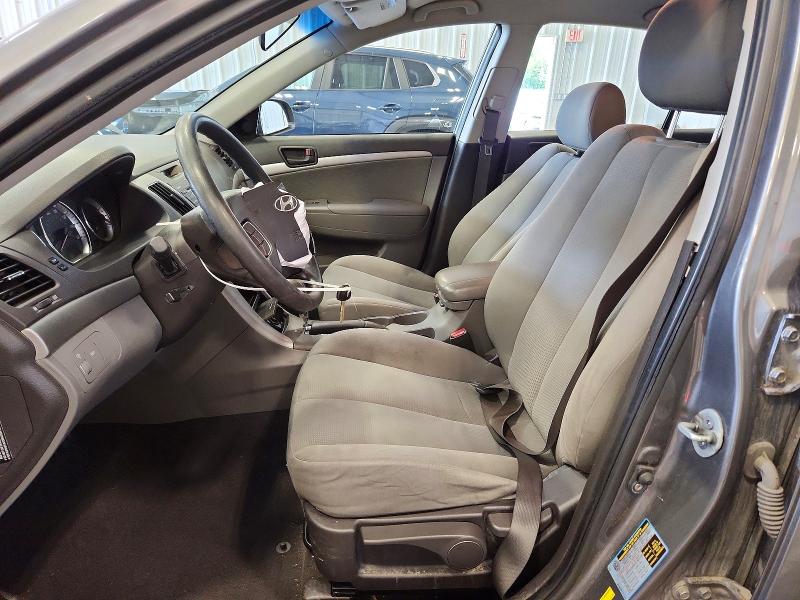 2010 Hyundai Sonata VIN 5NPET4AC8AH622234 COPART salvage auction — FRONT END, WI - JUNKED VEHICLE BILL OF SALE, sold $425 on 2026-07-20 (photo 7)