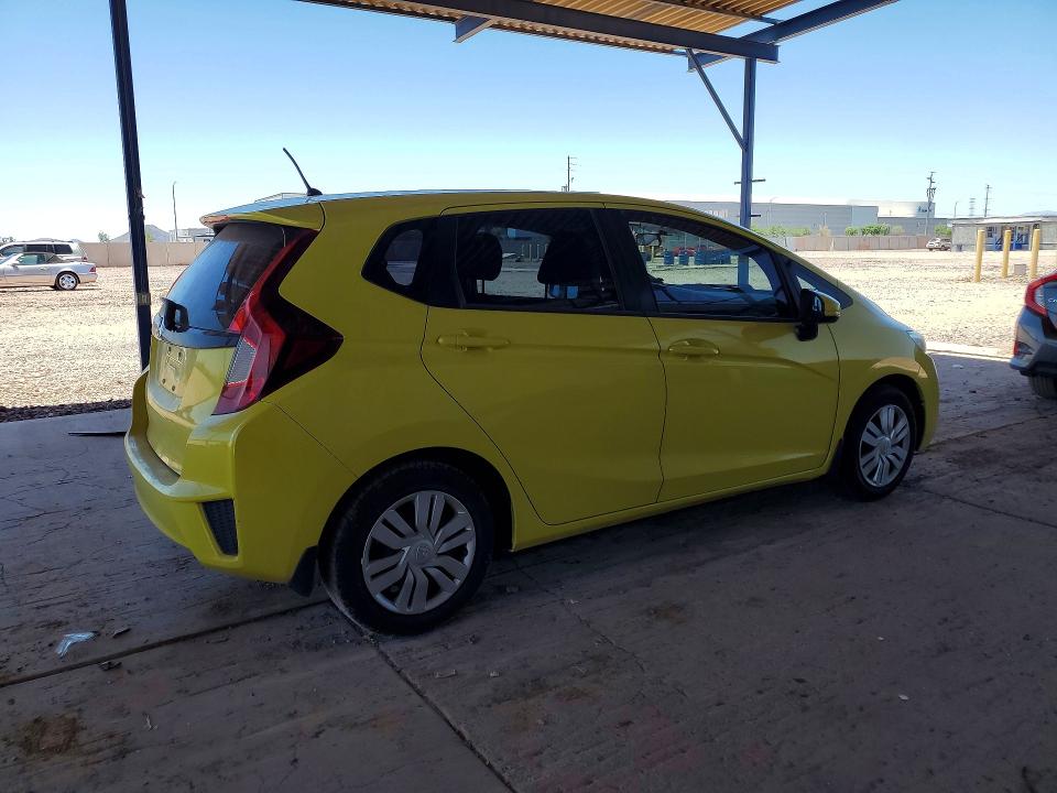 2016 Honda Fit VIN JHMGK5H53GX033046 COPART salvage auction — UNDERCARRIAGE, Az - Cert Of Title - Salvage, sold $5,300 on 2026-07-09 (photo 3)