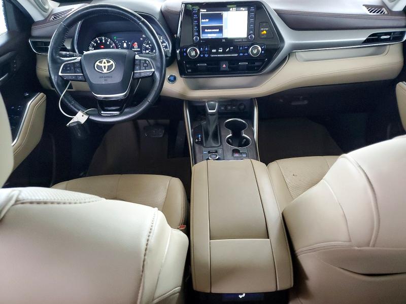2020 Toyota Highlander VIN 5TDDZRBHXLS042403 COPART salvage auction — ROOF, Ga - Cert Of Title-Salvage, sold $13,900 on 2026-07-30 (photo 8)