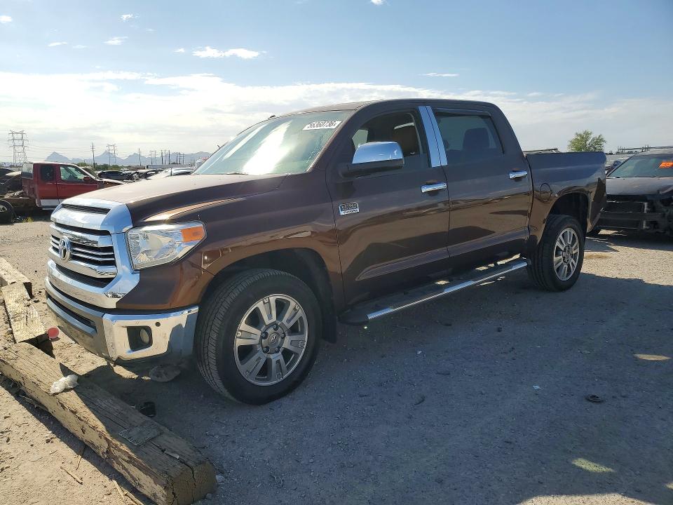 2016 Toyota Tundra VIN 5TFGW5F1XGX203358 COPART salvage auction — REAR END, Az - Cert Of Title - Salvage, sold $15,600 on 2026-07-10 (photo 1)