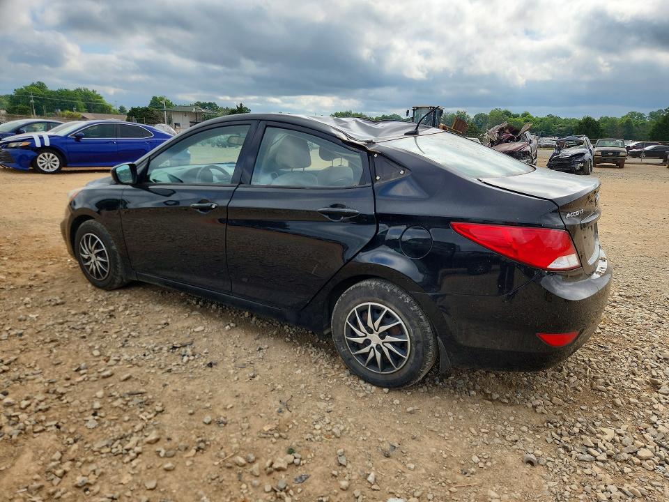 2017 Hyundai Accent VIN KMHCT4AEXHU341265 COPART salvage auction — ROOF, Al - Cert Of Title-Salvage Title, sold $425 on 2026-07-15 (photo 2)