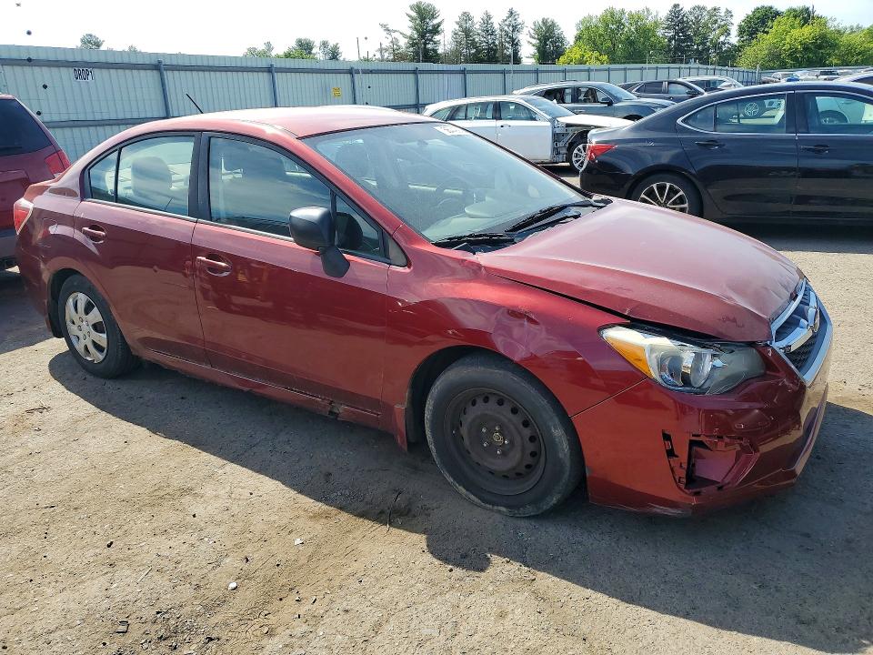 2012 Subaru Impreza VIN JF1GJAA65CH013052 COPART salvage auction — FRONT END, Pa - Cert Of Title (P), sold $1,100 on 2026-07-02 (photo 4)