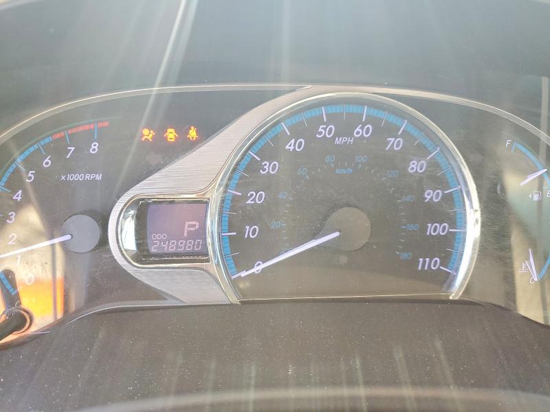 2013 Toyota Sienna VIN 5TDYK3DC9DS395303 COPART salvage auction — FRONT END, Ca - Salvage Certificate, sold $1,100 on 2026-07-08 (photo 9)