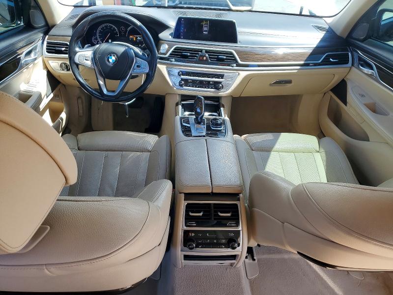 2019 BMW 7 series VIN WBA7E2C55KB217759 COPART salvage auction — NORMAL WEAR, Ca - Dis/Dlr/Exp Only Clean Title (P), sold $5,500 on 2026-07-08 (photo 8)