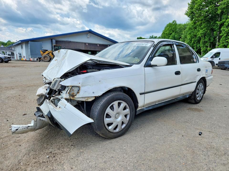 1997 Toyota Corolla VIN 2T1BA02E8VC183661 COPART salvage auction — FRONT END, CT - BILL OF SALE-SALVAGE, sold $450 on 2026-07-02 (photo 1)