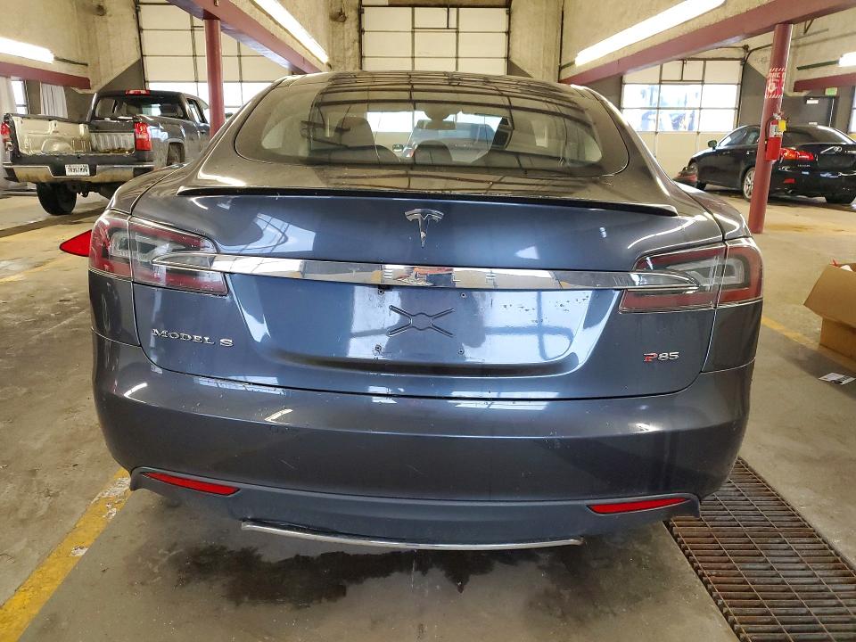 2014 Tesla Model s VIN 5YJSA1H18EFP54149 COPART salvage auction — FRONT END, In - Certificate Of Title, sold $2,300 on 2026-07-13 (photo 6)