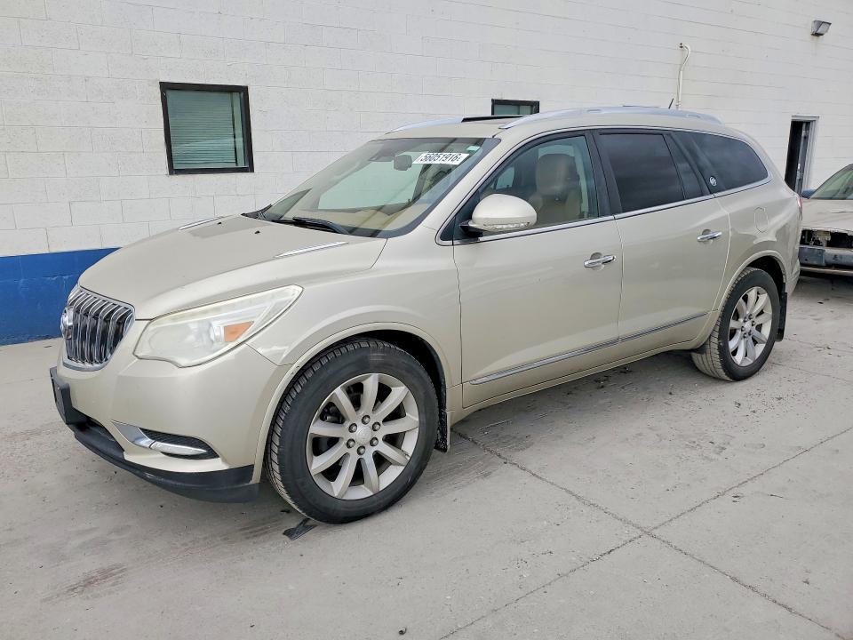 2016 Buick Enclave VIN 5GAKVCKD7GJ286723 COPART salvage auction — FRONT END, Ut - Salvage Certificate, sold $1,250 on 2026-08-03 (photo 1)