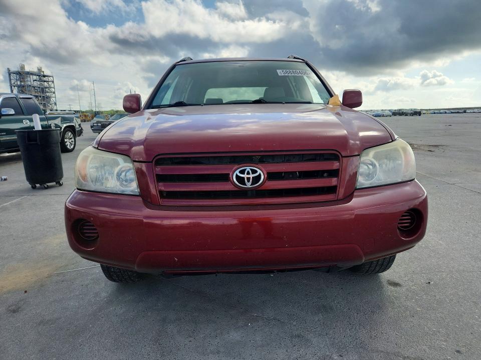 2006 Toyota Highlander VIN JTEGP21A360103964 COPART salvage auction — REAR END, LA - CERT OF TITLE-SALVAGE, sold $900 on 2026-07-22 (photo 5)