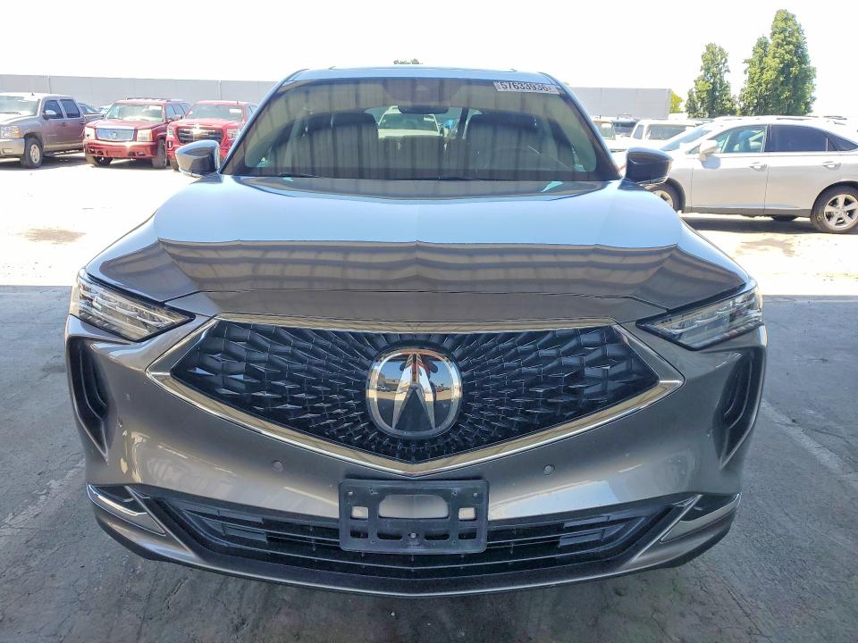2022 Acura VIN 5J8YD9H46NL012230 COPART salvage auction — REAR END, Id - Salvage Certificate Of Title, sold $18,400 on 2026-09-01 (photo 5)