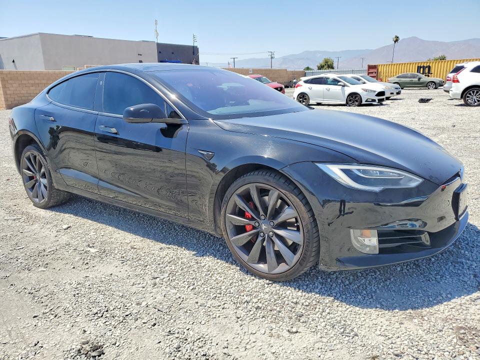 2017 Tesla Model s VIN 5YJSA1E44HF227552 COPART salvage auction — FRONT END, Ca - Salvage Certificate, sold $11,300 on 2026-07-08 (photo 4)