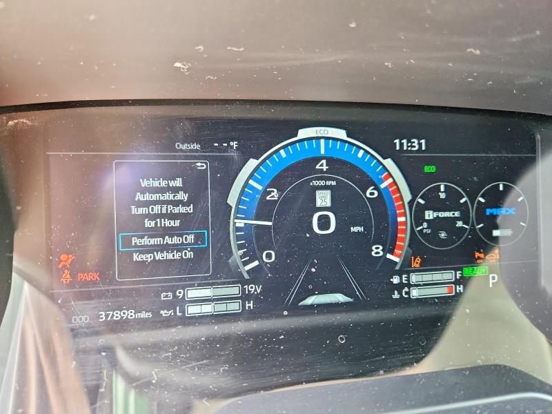 2022 Toyota Tundra VIN 5TFPC5DB0NX003820 COPART salvage auction — FRONT END, Va - Cert Of Title - Salvage, sold $25,500 on 2026-07-21 (photo 9)