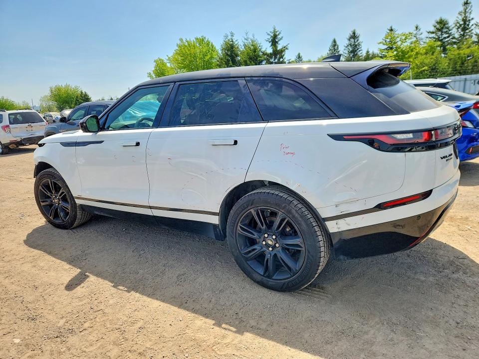 2020 Land rover Range rover velar VIN SALYK2FX8LA242698 COPART salvage auction — FRONT END, On - Permit No Brand - Unfit, sold $8,200 on 2026-07-07 (photo 2)