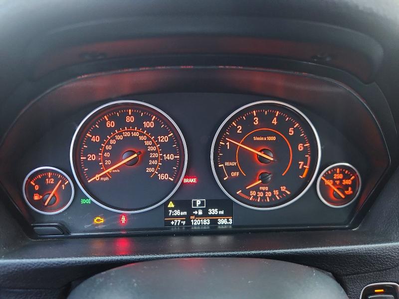 2015 BMW VIN WBA3C1G51FNR50212 COPART salvage auction — FRONT END, Tx - Salvage Vehicle Title, sold $850 on 2026-08-20 (photo 9)