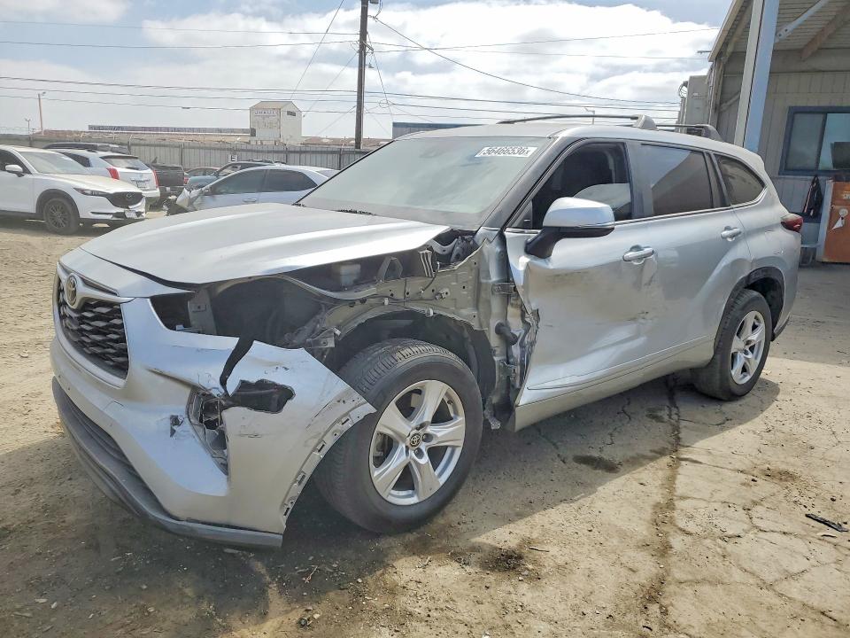 2023 Toyota VIN 5TDKDRAHXPS001671 COPART salvage auction — FRONT END, CA - SALVAGE CERTIFICATE, sold $8,500 on 2026-07-27 (photo 1)