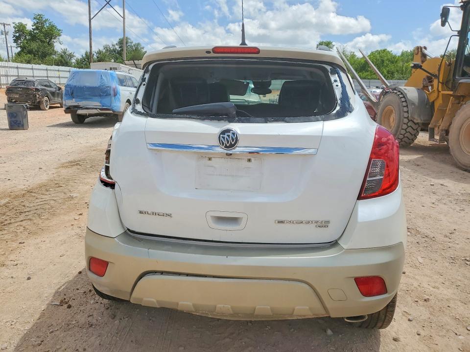 2014 Buick Encore VIN KL4CJGSB7EB543658 COPART salvage auction — ALL OVER, Ok - Certificate Of Title, sold $475 on 2026-07-14 (photo 6)