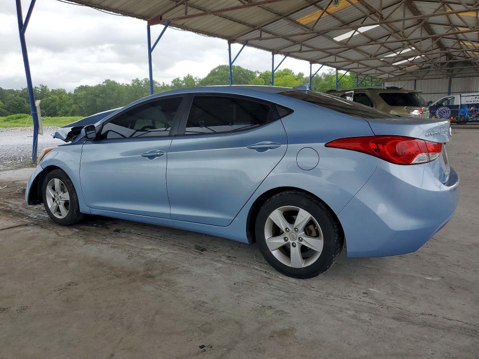 2011 Hyundai Elantra VIN KMHDH4AE5BU086148 COPART salvage auction — FRONT END, Ga - Cert Of Title-Salvage, sold $500 on 2026-07-30 (photo 2)