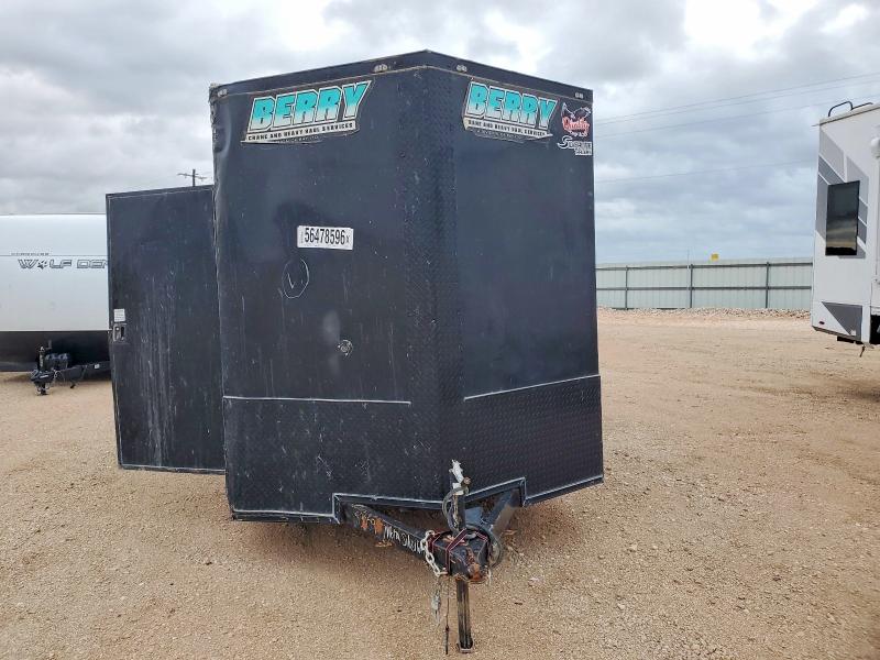 2024 Quality cargo Cargo VIN 50ZBE1163RN053059 COPART salvage auction — REAR END, TX - SALVAGE VEHICLE TITLE, sold $50 on 2026-07-27 (photo 2)