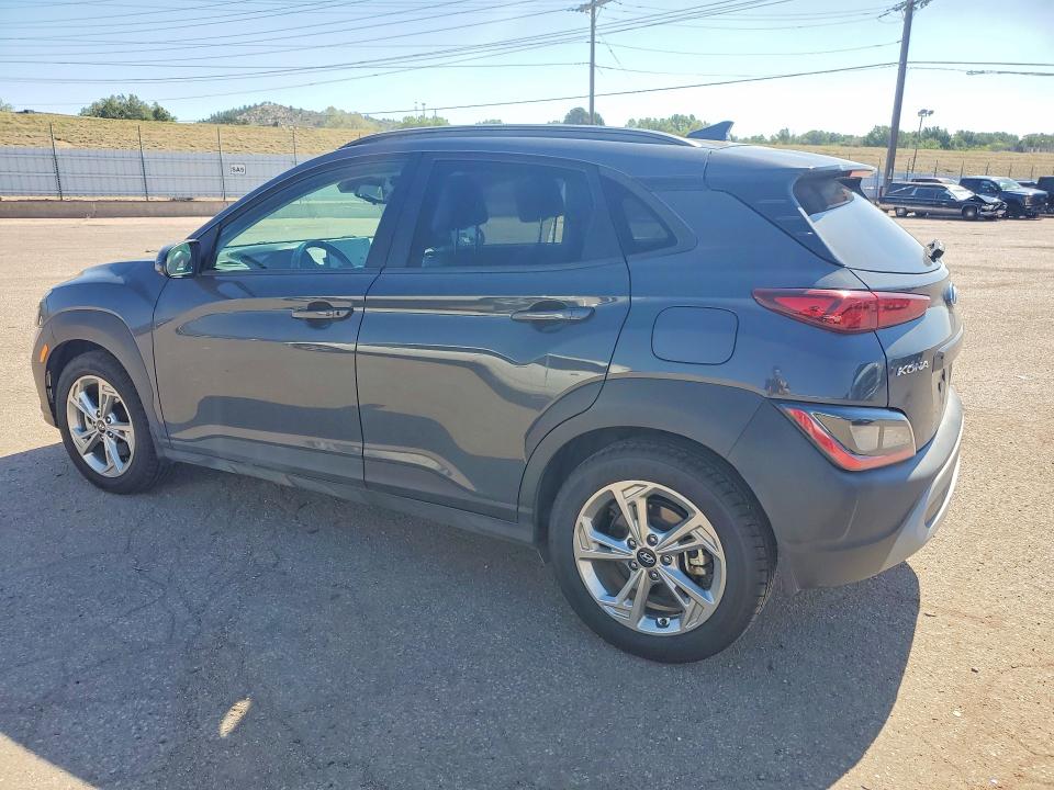 2023 Hyundai Kona VIN KM8K6CABXPU985687 COPART salvage auction — HAIL, Co - Certificate Of Title, sold $275 on 2026-07-27 (photo 2)