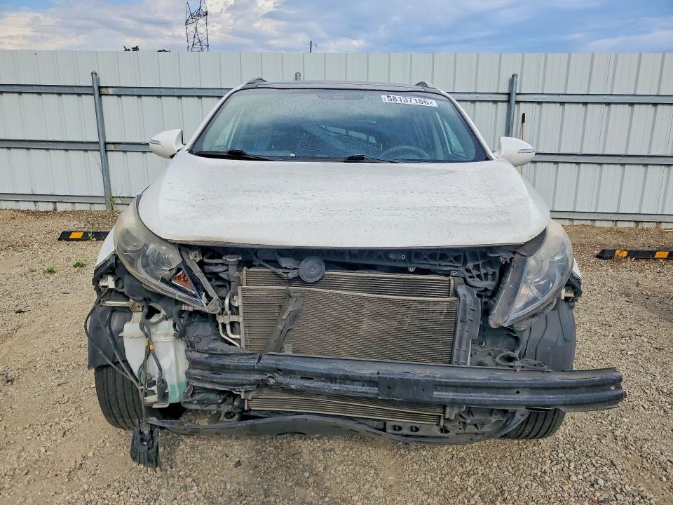 2013 Kia Sportage VIN KNDPC3A27D7461992 COPART salvage auction — FRONT END, Ca - Salvage Certificate, sold $1,650 on 2026-07-24 (photo 5)