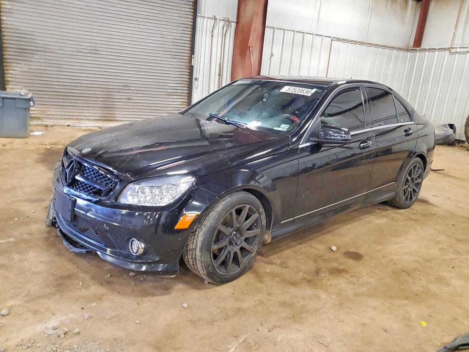 2010 Mercedes-benz C-klasse VIN WDDGF8BB1AF460749 COPART salvage auction — FRONT END, MI - CERT OF TITLE-SALVAGE VEHICLE, sold $425 on 2026-07-17 (photo 1)