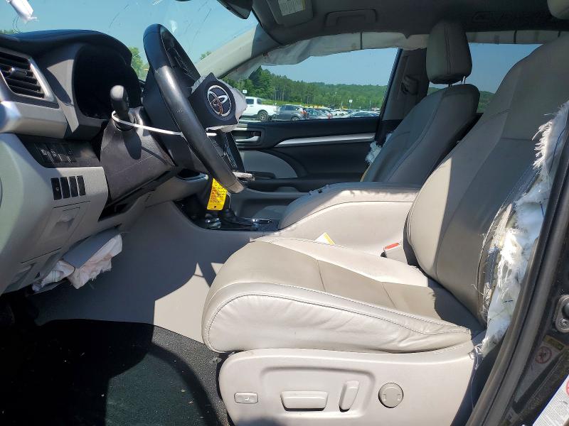 2019 Toyota Highlander VIN 5TDKZRFH7KS315569 COPART salvage auction — FRONT END, Nc - Salvage Certificate Of Title, sold $225 on 2026-07-30 (photo 7)