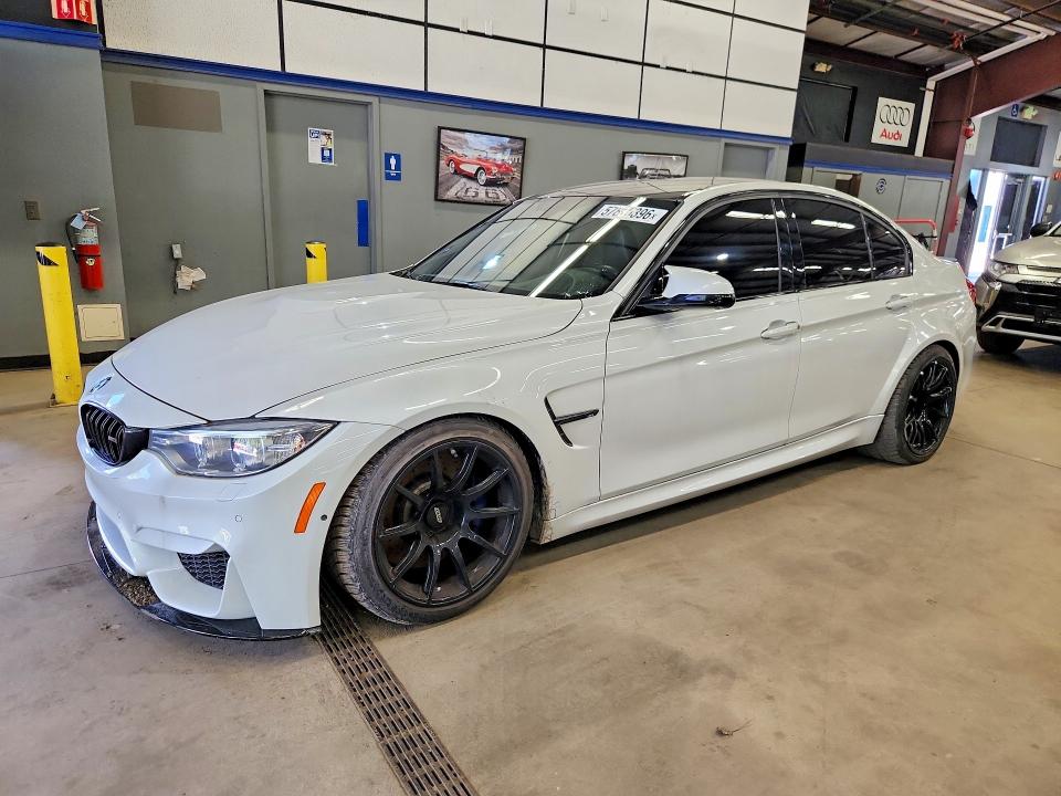 2017 BMW M3 VIN WBS8M9C50H5G42151 COPART salvage auction — SIDE, Ct - Cert Of Title-Salvage, sold $22,000 on 2026-07-09 (photo 1)