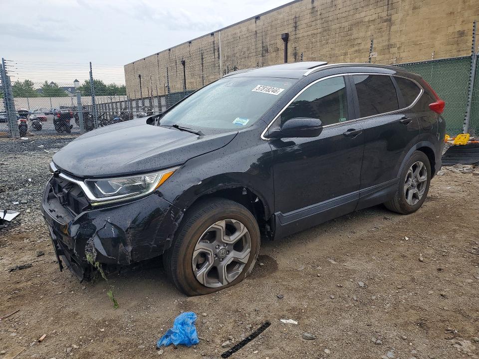 2019 Honda VIN JHLRW2H57KX017506 COPART salvage auction — FRONT END, Salvage Title, sold $7,500 on 2026-07-09 (photo 1)