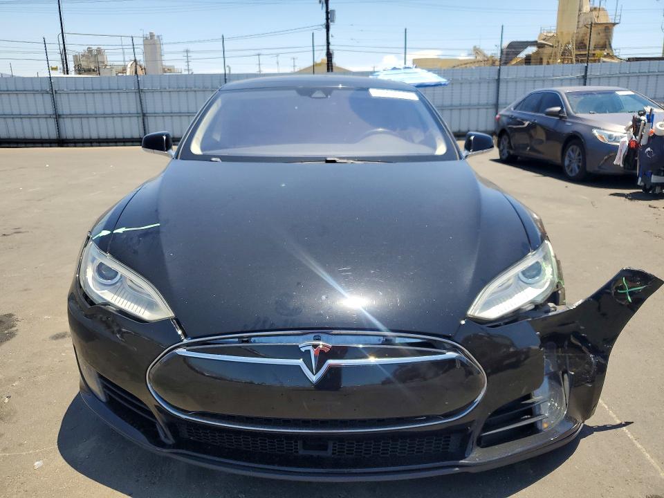 2015 Tesla Model s VIN 5YJSA1S13FF100539 COPART salvage auction — FRONT END, Ca - Salvage Certificate, sold $1,350 on 2026-07-27 (photo 5)