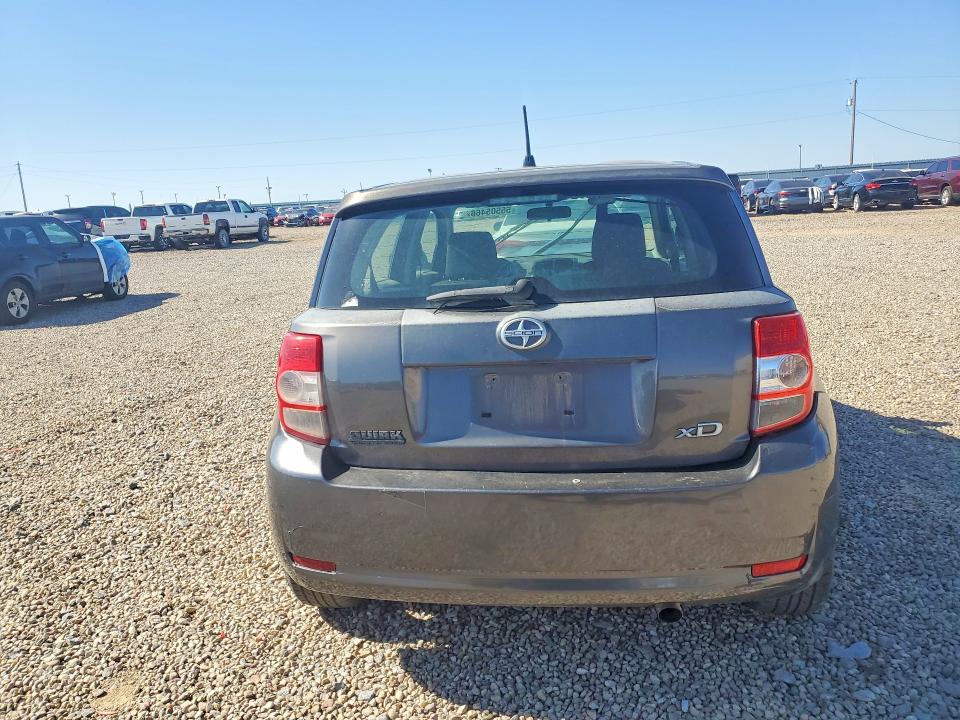 2008 Scion Xd VIN JTKKU10408J032516 COPART salvage auction — HAIL, Tx - Cert Of Title-Rebuilt Salvage, sold $350 on 2026-07-07 (photo 6)