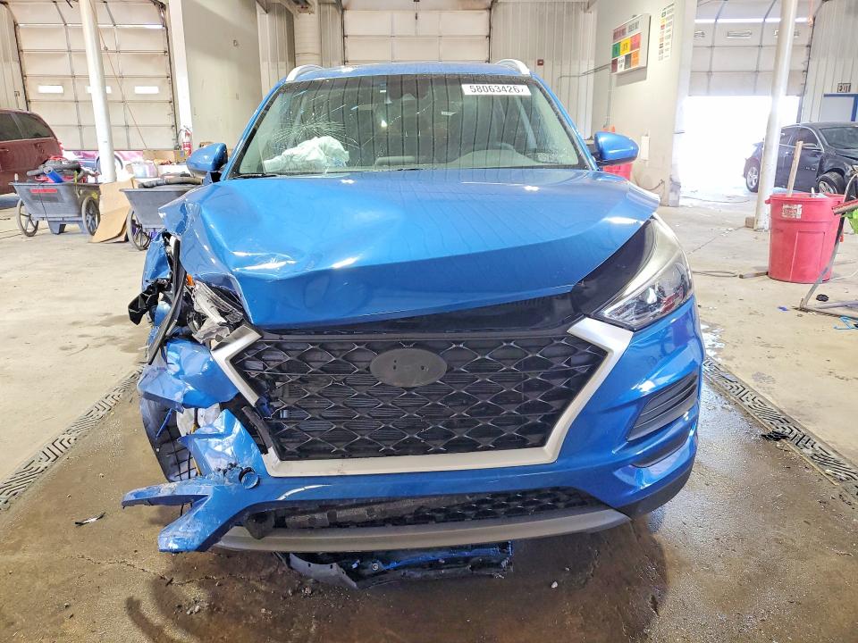2019 Hyundai Tucson VIN KM8J3CAL4KU993435 COPART salvage auction — FRONT END, Pa - Certificate Of Salvage, sold $3,450 on 2026-07-16 (photo 5)
