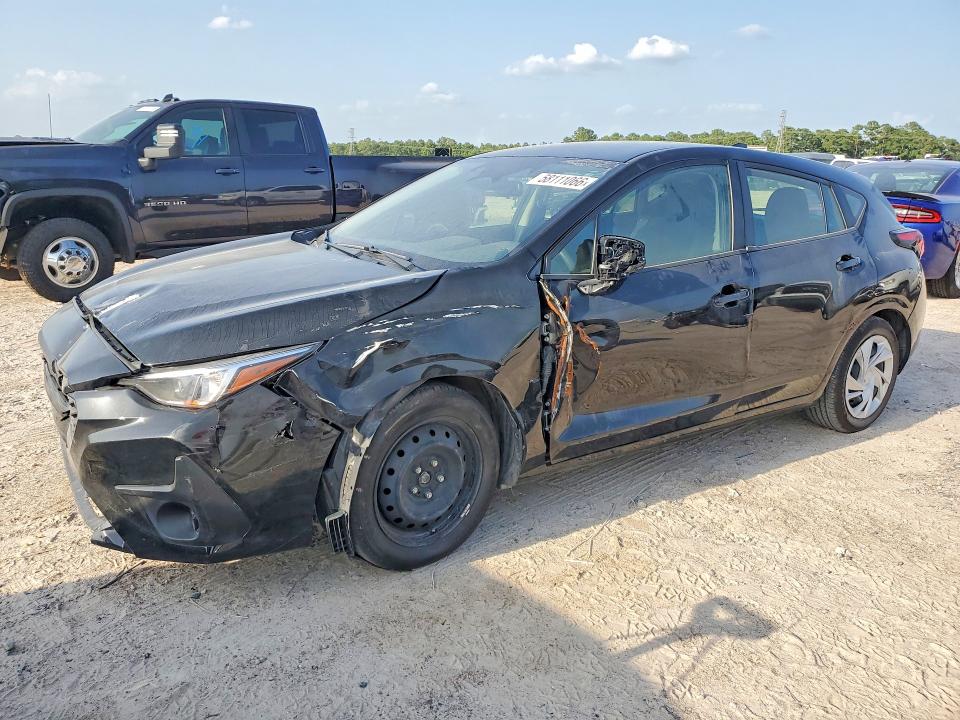 2025 Subaru Impreza VIN JF1GUABC3S8322450 COPART salvage auction — FRONT END, Tx - Salvage Vehicle Title, sold $6,100 on 2026-07-14 (photo 1)