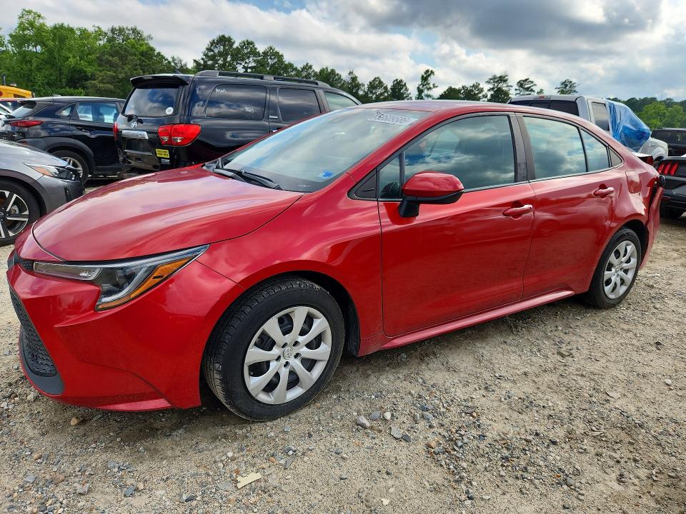 2021 Toyota Corolla VIN 5YFEPMAE8MP268373 COPART salvage auction — REAR END, Va - Cert Of Title - Salvage, sold $4,900 on 2026-07-14 (photo 1)