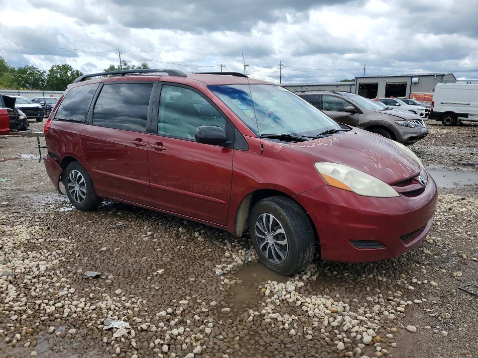 2007 Toyota Sienna VIN 5TDZK23C87S012004 COPART salvage auction — REAR END, Il - Salvage Certificate, sold $750 on 2026-07-24 (photo 4)