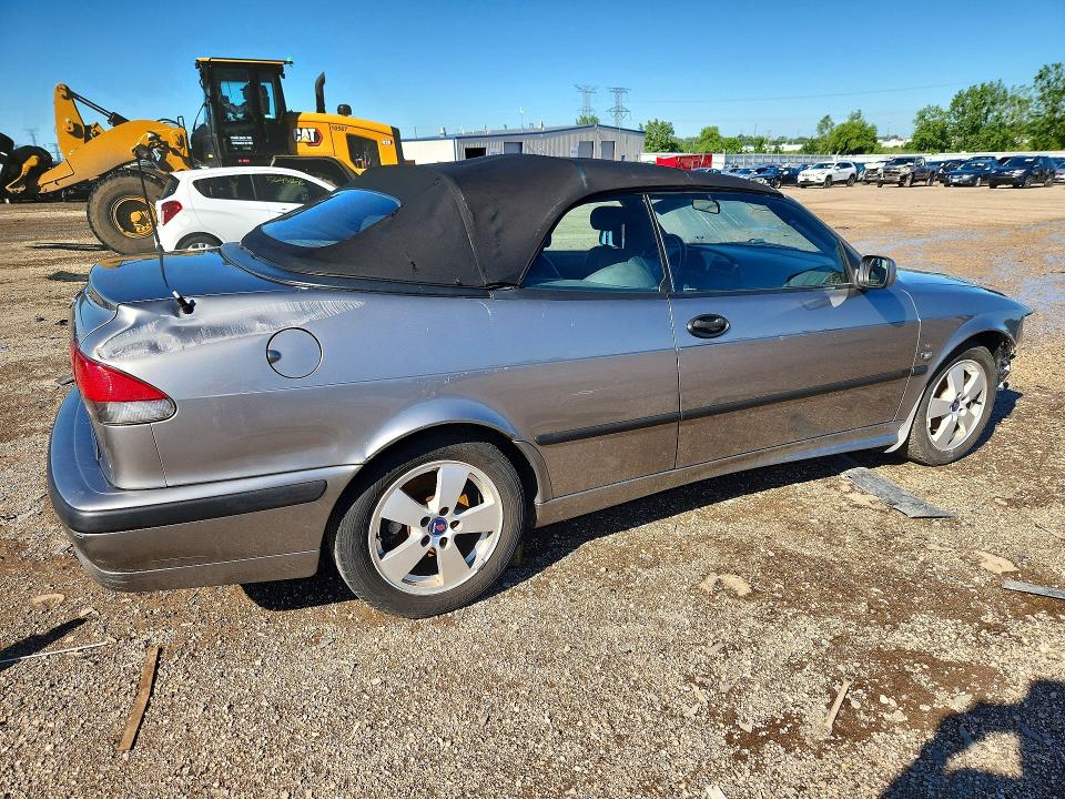 2002 Saab 9-3 VIN YS3DF75K327013671 COPART salvage auction — FRONT END, Il - Salvage Certificate, sold $300 on 2026-08-06 (photo 3)