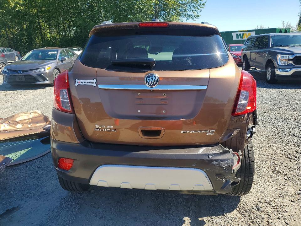 2016 Buick Encore VIN KL4CJESB7GB737548 COPART salvage auction — SIDE, Wa - Bill Of Sale, sold $775 on 2026-07-06 (photo 6)