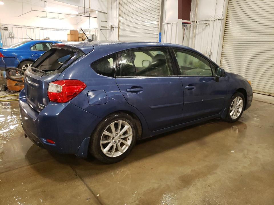 2013 Subaru Impreza VIN JF1GPAC61DH210765 COPART salvage auction — HAIL, MN - CERT OF TITLE-PRIOR SALVAGE, sold $100 on 2026-07-27 (photo 3)