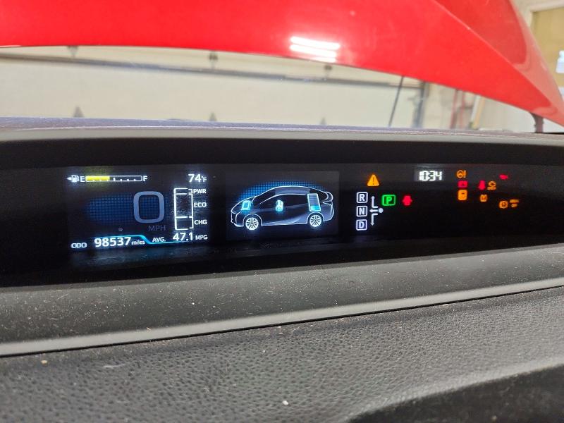 2016 Toyota Prius VIN JTDKBRFU4G3515724 COPART salvage auction — FRONT END, Mn - Cert Of Title-Salvage, sold $275 on 2026-07-21 (photo 9)