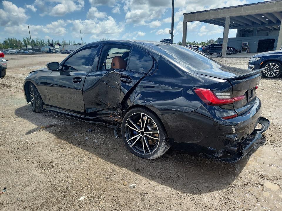 2020 BMW M3 VIN WBA5U7C01LFH45131 COPART salvage auction — FRONT END, Fl - Certificate Of Destruction, sold $10,200 on 2026-08-13 (photo 2)